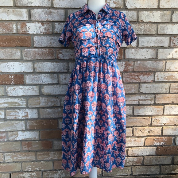 Inde Rooh Ruffled Dress sz M - Picture 1 of 13